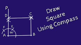 How to construct square with compass.shsirclasses.