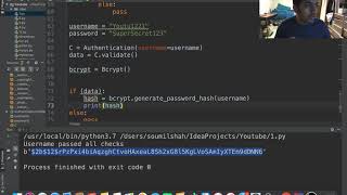 Username and Password validation + Hashing in Python (Part 2)