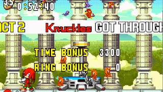[TAS] [Obsoleted] GBA Sonic Advance "Knuckles, No Ultraspindash" by GoddessMaria in 13:15.04