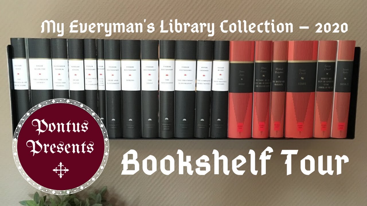 My Everyman's Library Collection Feb. 2020 – Bookshelf Tour - YouTube