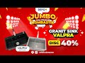 PROMO DISKON 40% GRANITE SINK by VALPRA