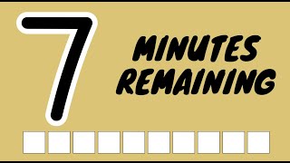 7 Minute - Countdown Timer - Progress Bar