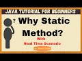 Static Method in Java | Java for Beginners