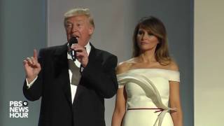 WATCH: President Donald Trump and First Lady Melania Trump dance at the Liberty