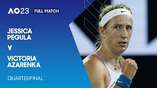 Jessica Pegula v Victoria Azarenka Full Match | Australian Open 2023 Quarterfinal
