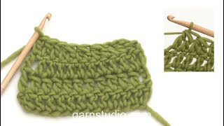 How to decrease by crocheting 2 trebles together