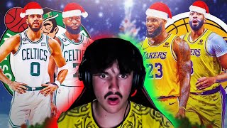 BEST XMAS DAY MATCH UP | C2 Reacts to Los Angeles Lakers vs Boston Celtics | NBA Christmas 2023