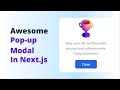 🟣 Create Pop-Up Modal in Next.js