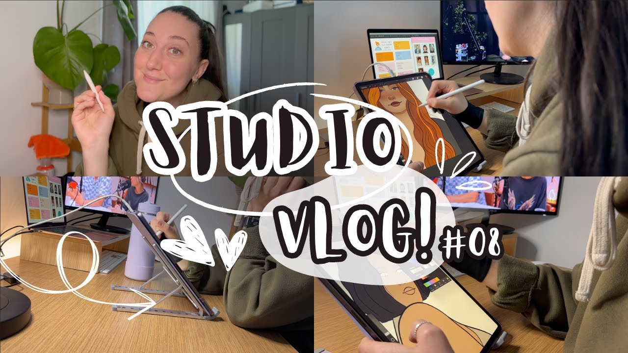 Studio Vlog 08 Update Etsy Youtube
