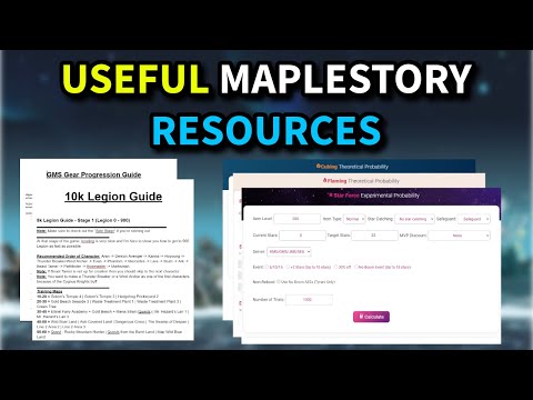 A guide to useful Maplestory resources. Restart GMS.