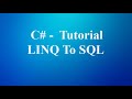 Linq to sql C# tutorial Basic Insert Data update delete Linq to sql C# tutorial Basic Insert Data update delete