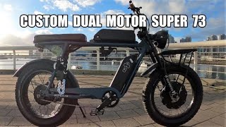 SUPER 73 CUSTOM DUAL MOTOR E-BIKE BUILD - VLOG #64