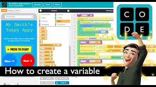 Code.org App Lab 2 - Adding A Variable
