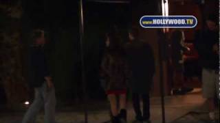 Emmy Rossum and Justin Chatwin film scenes for Shameless!
