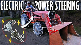 ELECTRIC POWER STEERING on my tractor!? For less than 120$