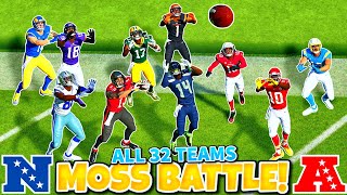 ALL 32 TEAM WIDE RECEIVER MOSS BATTLE TOURNAMENT! Who Will Win it All??