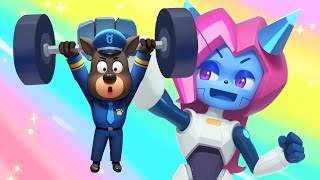 Robot Antel | Funny Stories for Kids | Safety Rules for Kids | Sheriff Labrador