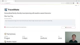 Capstone project demo video