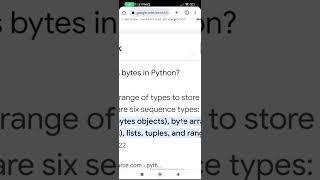 Python Basics in Tamil (Bytes data types byte array)