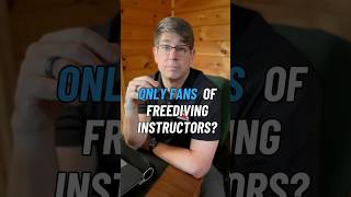 I was told I'm the Only Fans of #freediving instructors, I guess that's a compliment?