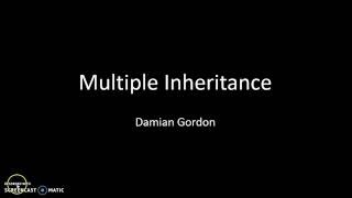 Python: Multiple Inheritance
