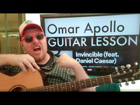 How To Play Invincible Omar Apollo Daniel Caesar Guitar Tutorial