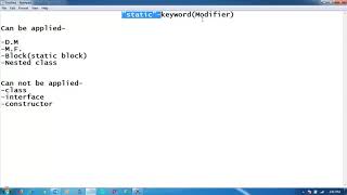 Static Keyword In Java | Static Data Member | Static Block | Java In Hindi/URDU-51