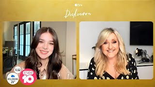 hailee interview with studio10 about Dickinson & Hawkeye