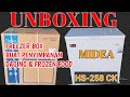 UNBOXING || MIDEA Chest freezer ||Midea HS-258CK || Midea Freezer Box || 200 Liter || Freezer Daging