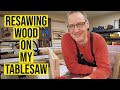 Resaw Wood With Your Tablesaw