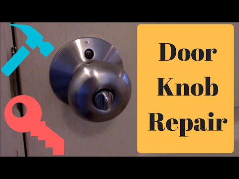 How to FIX a Stuck Door Latch and Door Knob DIY How to FIX a Stuck Door Latch and Door Knob DIY