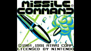 Missile Command 1992 Game Boy