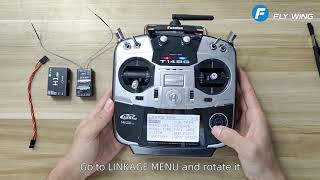 Setting H1 helicopter flight control with FUTABA 14SG remote control