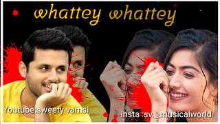 whattey beauty lyrical | Bheeshma songs|Nithiin, Rashimika | Venky Kudumula| Mahati Swara Sagar