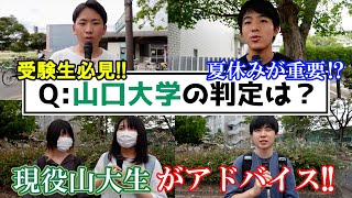 【山口大学志望者必見!!】山口大学生に夏休みの勉強時間と山大の判定がどの位取れていたのかインタビューしてみた！#山口大学 #受験生応援 #山口大学生にインタビュー