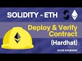 Web 3.0 Tutorial: Deploy & Verify Smart Contract using Hardhat - Ethereum (Testnet & Mainnet)