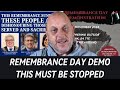 UNIONS in UK endorse an ANTI Remembrance Day Demonstration. THIS MUST STOP