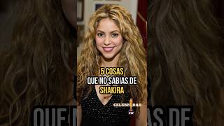 5 Cosas Que No Sabías De Shakira #shorts #shakira