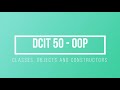 Java Objects and Classes | Java Programming | DCIT 50 | Tagalog