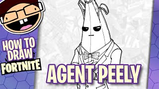 How to Draw AGENT PEELY (Fortnite: Battle Royale) | Narrated Step-by-Step Tutorial