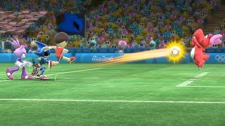 Mario and Sonic at The Rio 2016 Olympic Games #Football (Extra Hard)  #16