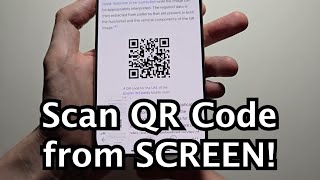 iPhone How to Scan QR Code from SCREENSHOT / SCREEN! (iOS 18)