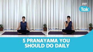 5 Pranayam You Should Daily | Health | Fit Tak | Yoga