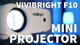 ViviBright f10 Portable Projector for Home Theater - 720P Mini Projector for Xbox and Playstation