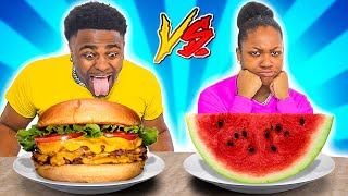 HEALTHY VS JUNK FOOD CHALLENGE!