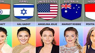 Actress From Different Countries || Female Actress From Different Countries