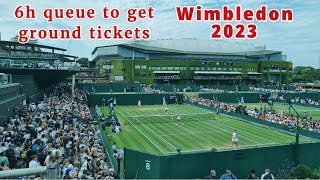 Wimbledon 2023 ground tickets - when and where is the best to start queuing?