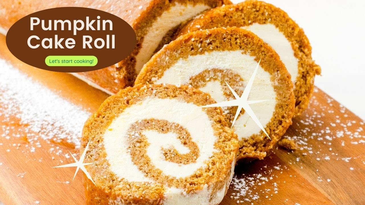 Pumpkin Roll Cake Recipe Tips - YouTube