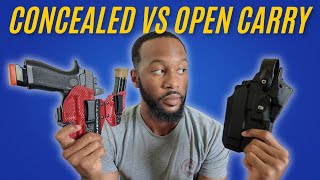 Concealed Carry vs Open Carry 🔥 Pros, Cons, Laws & Real-World Situations