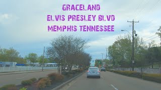 Graceland, Memphis Tennessee: Elvis Presley Blvd 4K.